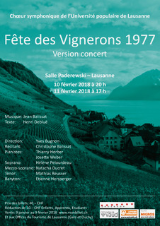 Concert 2018 - Fête des Vignerons 1977